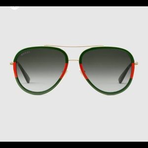 Gucci Aviator Metal Sunglasses